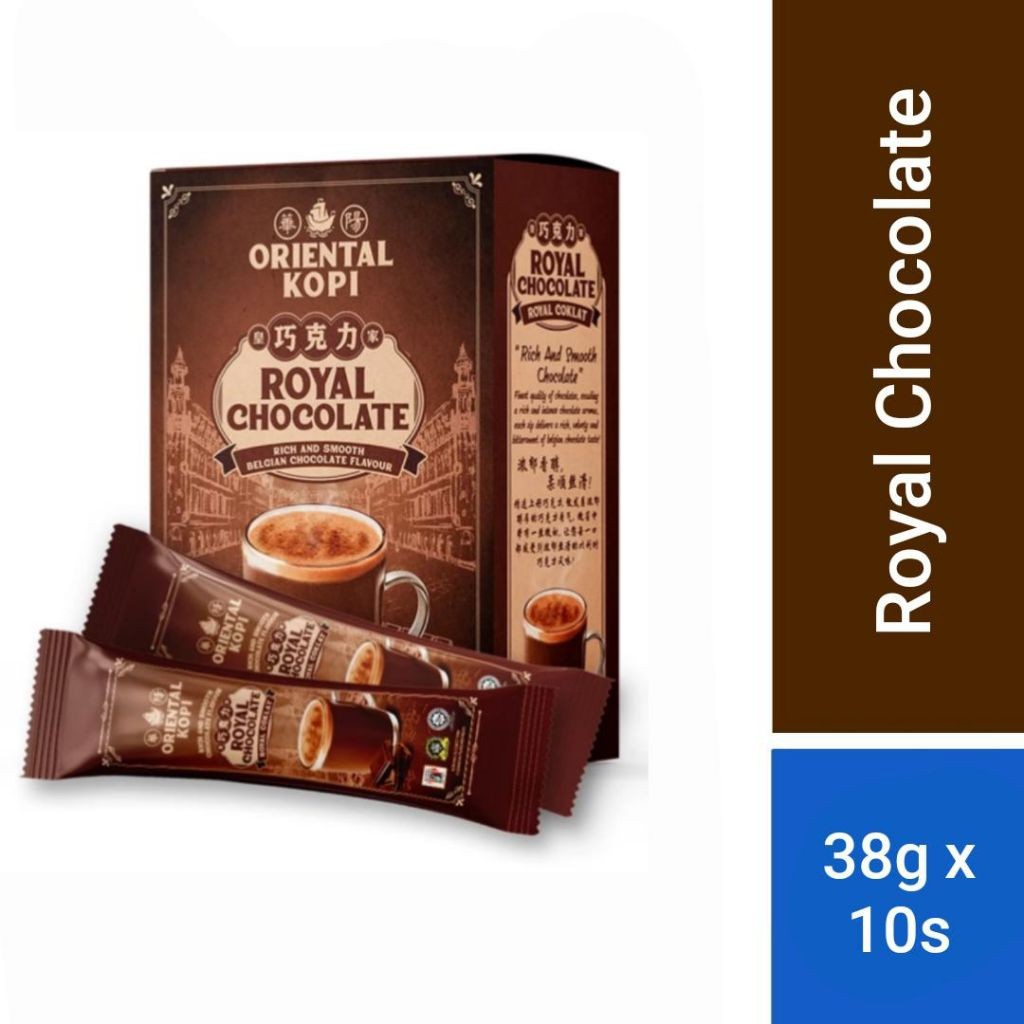 

ORIENTAL Belgian Royal Chocolate Drink Malaysia (38g x 10 sachet)