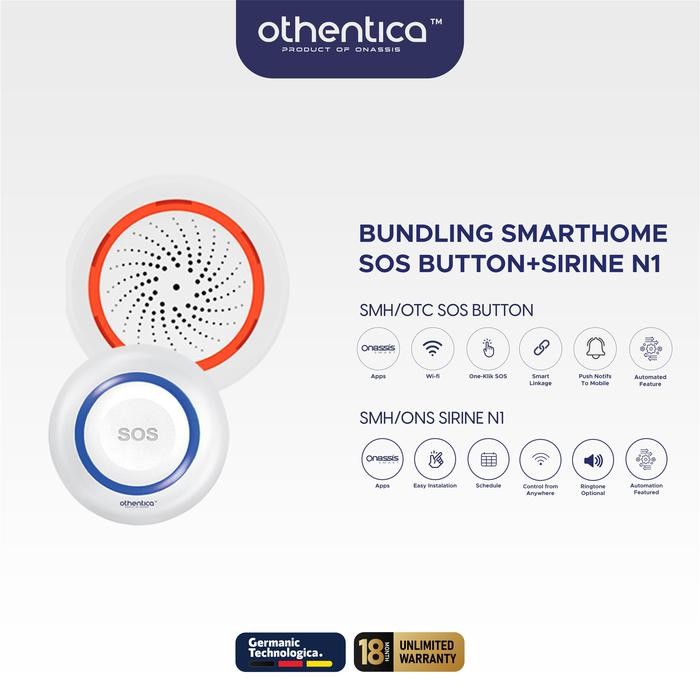 

OTHENTICA SOS PANIC BUTTON EMERGENCY WIFI - SOS + ALARM