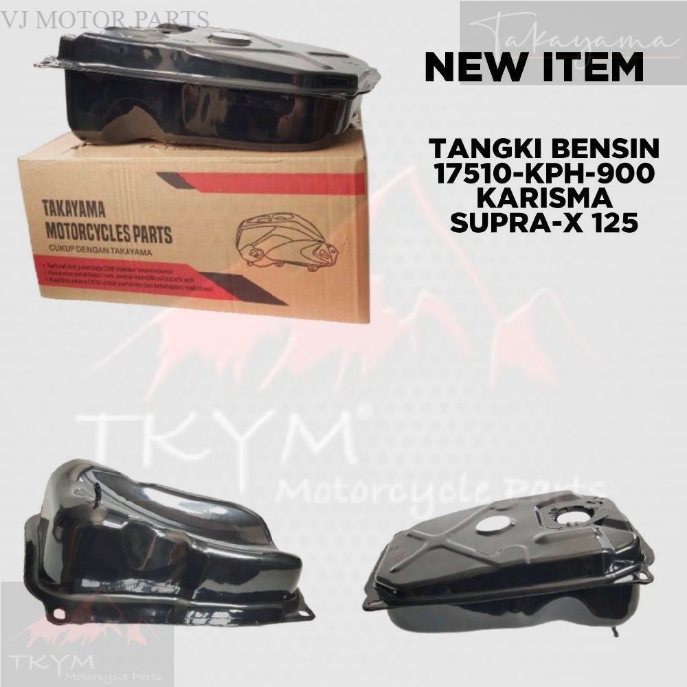 TANGKI BENSIN FUEL TANK HONDA KARISMA SUPRA X-125 [17510-KPH-900] TAKAYAMA TKYM Motorcycle