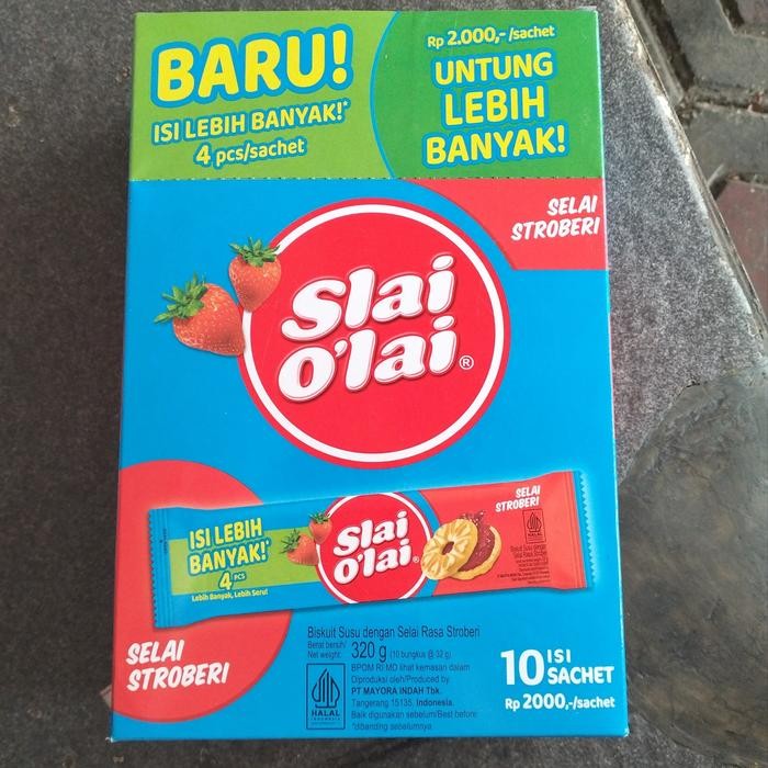 

biskuit Roma selai'olai (1box/10pcs/320g) - strawberry