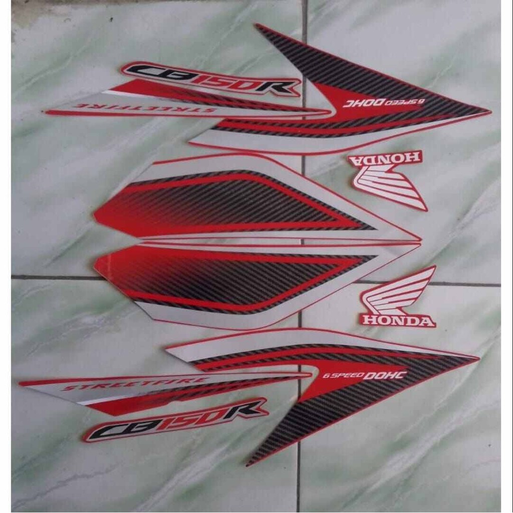 Striping Ori body Honda CB150R StreetFire 2015 stiker bawaan original bodi honda cb old cb 150r