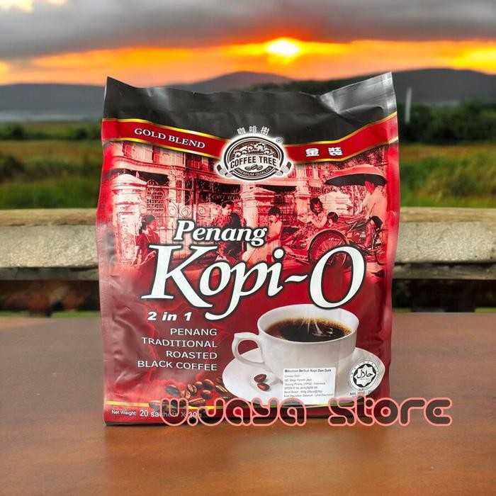 

Coffee Tree Premium Quality Gold Blend Isi 15 Penang White Coffee/Teh Tarik/Kopi O - Kopi O