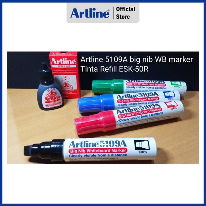 

SPIDOL ARTLINE NON PERMANENT BIG NIP WHITEBOARD MARKER EK-5109A - Hitam