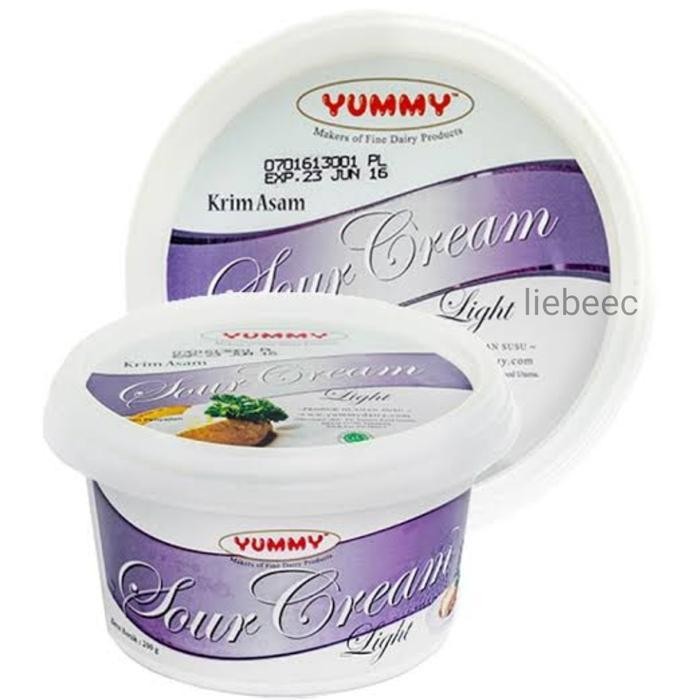 

[PROMO EXP TERBARU] Yummy Sour Cream 200gr / Krim Asam 200 gr Bergaransi Terlaris