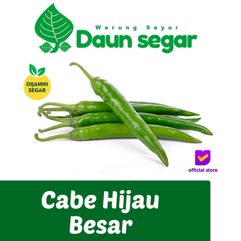 

Cabe Hijau Besar Cabe Ijo Cabe Pontianak Fresh Quality 100gram-1kg