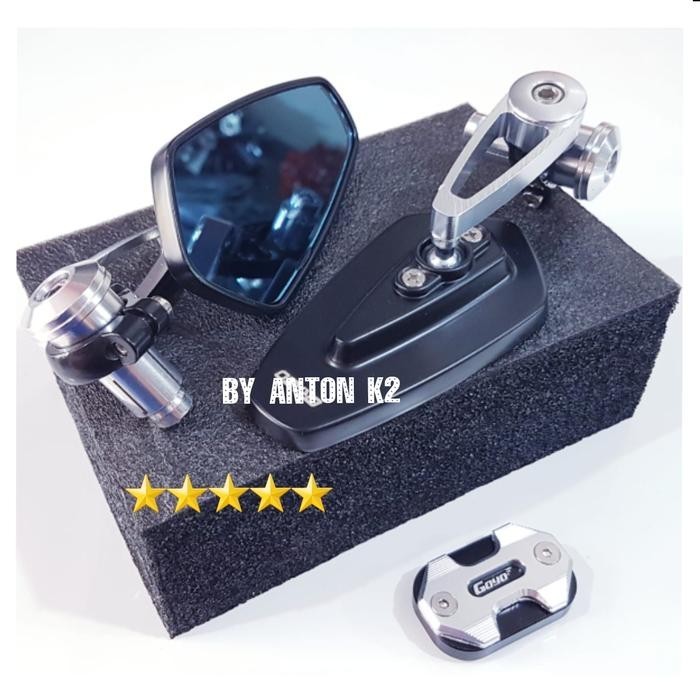 TUTUP MASTER MINYAK REM VARIASI MOTOR X RIDE/MIO FINO/JUPITER MX NEW - Silver, paketan 2item