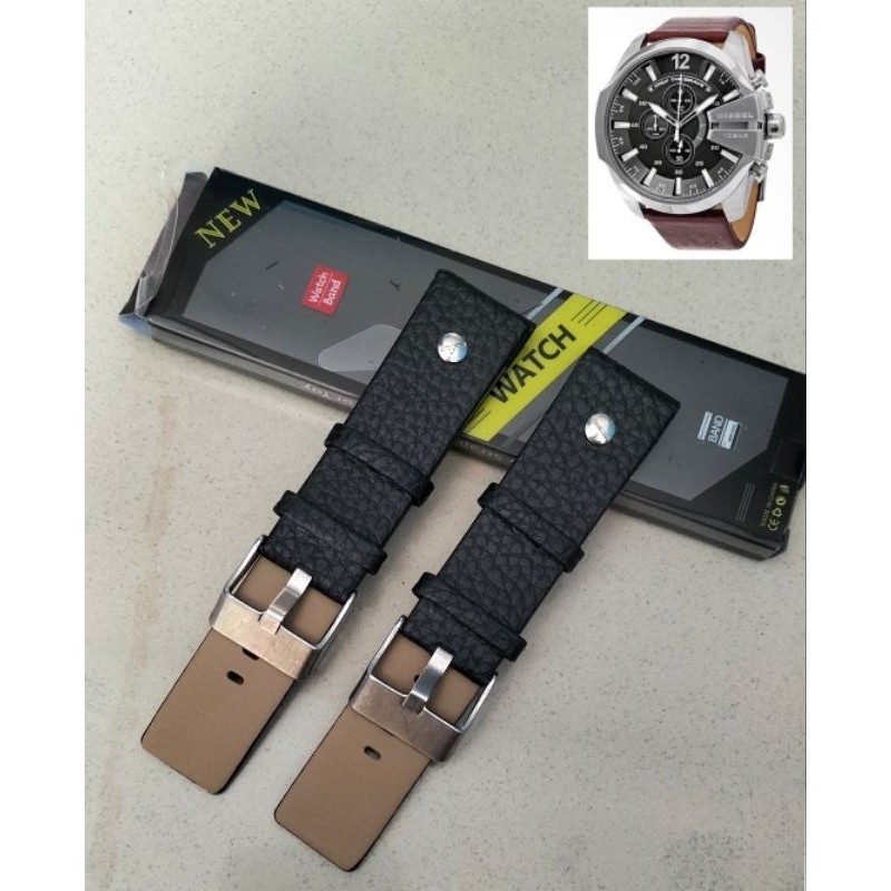 Tali Kulit DIESEL Tali Pengganti Jam Diesel Ukuran 24 26 28 Tali Kulit Universal