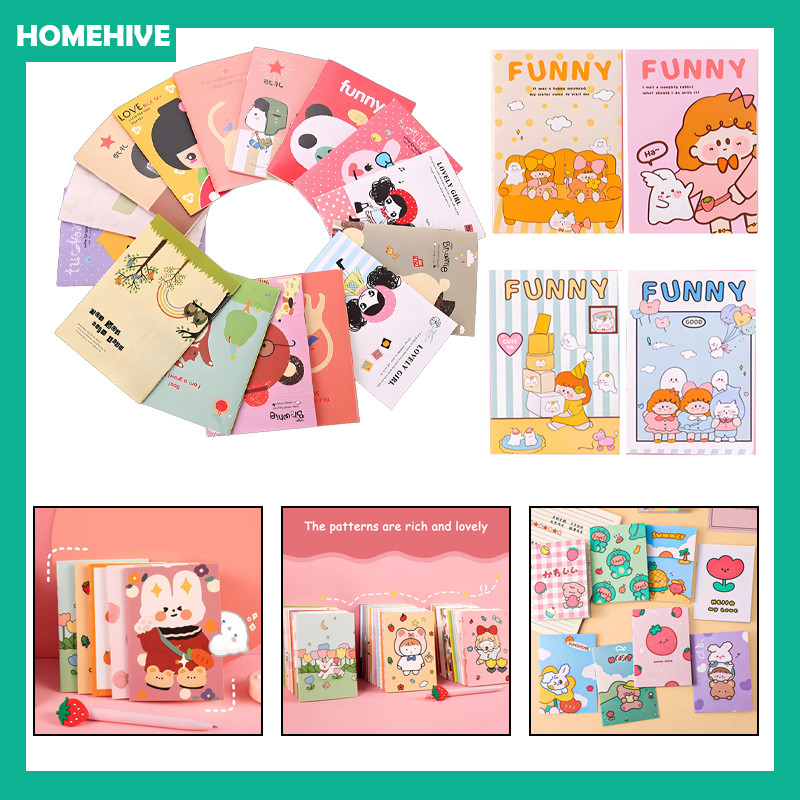 

Buku Tulis Kecil Motif Kartun / Buku Catatan / Buku Tulis Mini / Notebook Mini Kartun