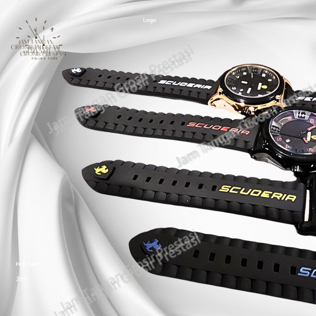 HOT DEALS Ferrari Luxury Watch 3D Dial, Calendar Function, Multi-Color Options, Alloy Case with