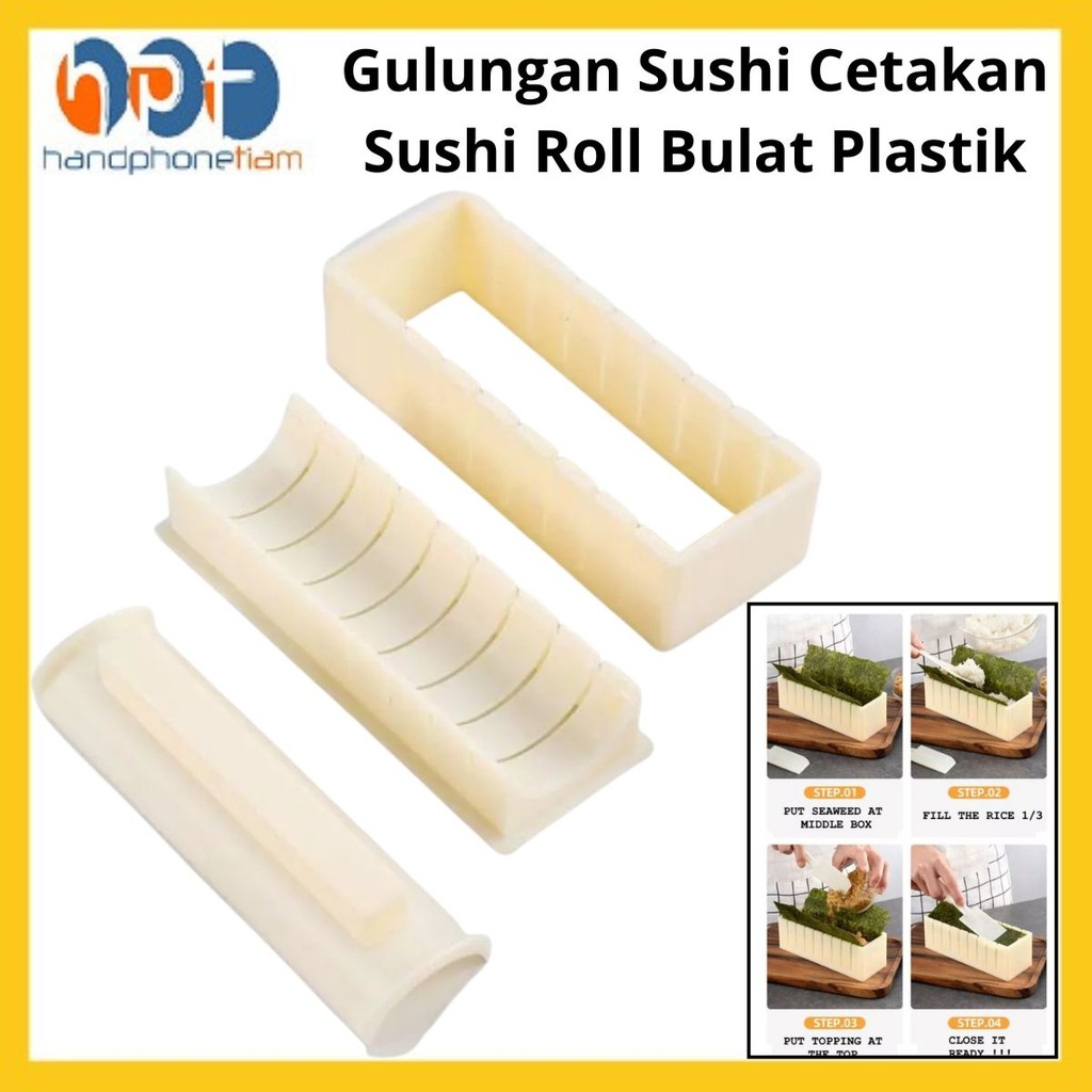 Sushi Cetakan Sushi Gulungan Sushi Cetakan Sushi Roll Sushi Sushi Maker /Cetakan Sushi Bulat Plastik