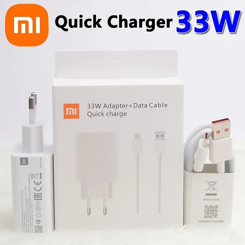 CHARGER ORIGINAL 100% XIAOMI POCO X3 / X3 PRO 33WATT USB TYPE C TURBO FAST CHARGING ORI CASAN QUICK 