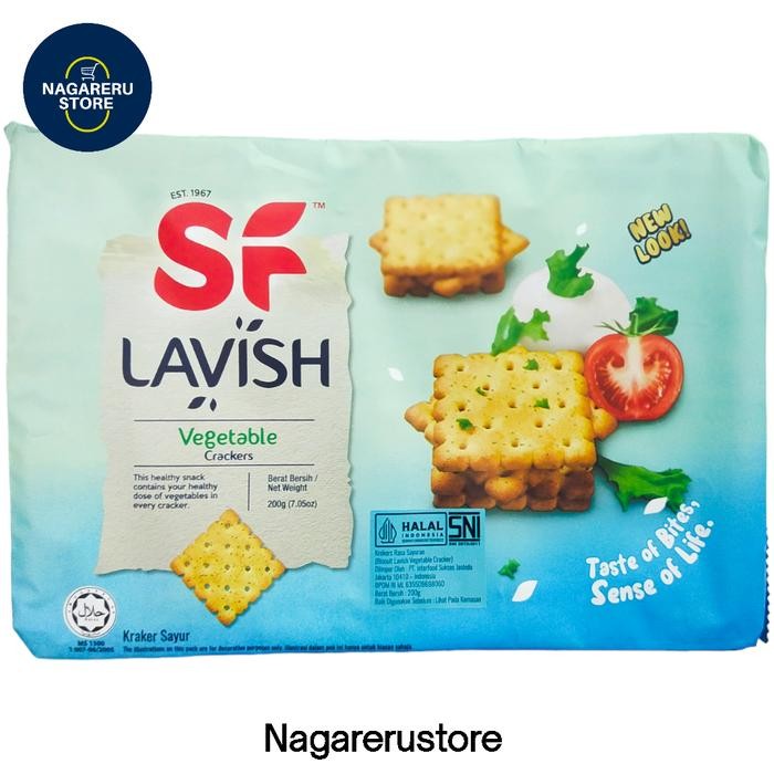 

Shoonfatt lavish vegetable crackers (krekers sayur) 200 gr