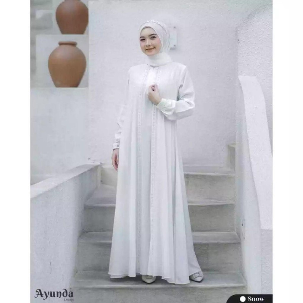 Gamis Anak Perempuan Pakaian Lebaran Big Sale Ramadhan Baju Muslimah Ukuran Tanggung Remaja Dreas Ga