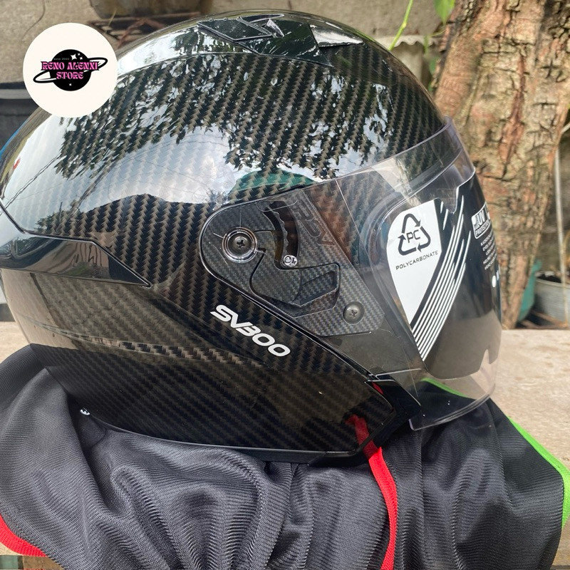Helm Half face RSV SV300 Mulus