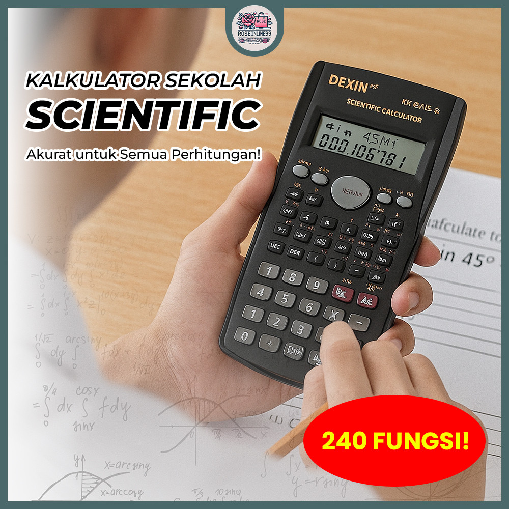

RO Kalkulator Sekolah Scientific / Ilmiah Hitam