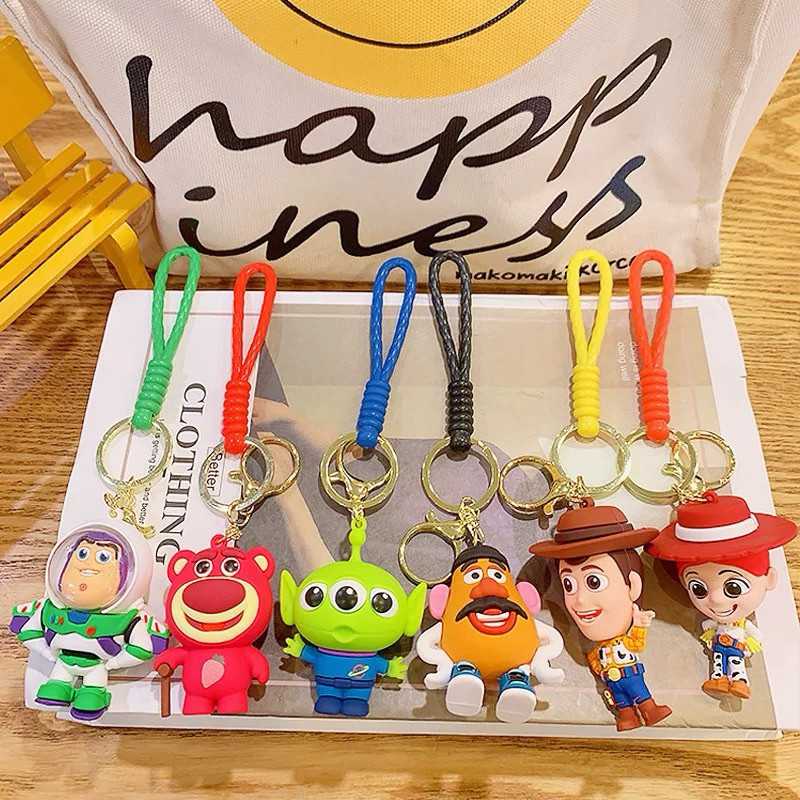 [GH] Toy Story Silicone - Gantungan Kunci Silicone Toy Story Keychain Bagchain Bagcharm Goms Home Mi