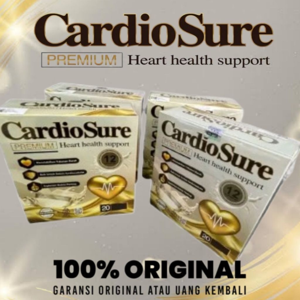 

CardioSure Menjaga Kesehatan Jantung Hipertensi Kolestrol Asam Urat