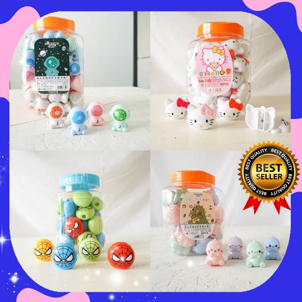 

RAUTAN PENSIL / SERUTAN ANAK KARAKTER / SERUTAN HEWAN LUCU MURAH