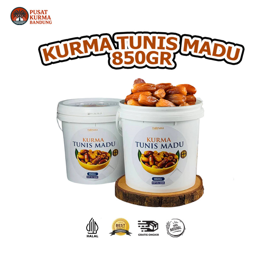 

KURMA TUNIS MADU KEMASAN 850gr EMBER PREMIUM ORIGINAL FRESH
