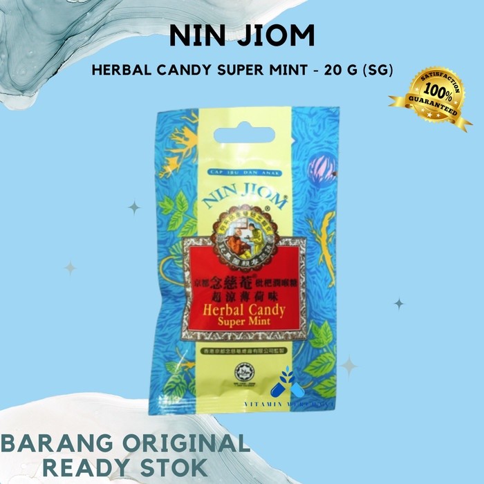 

Nin jiom herbal candy super mint 20g (SG) - w&w