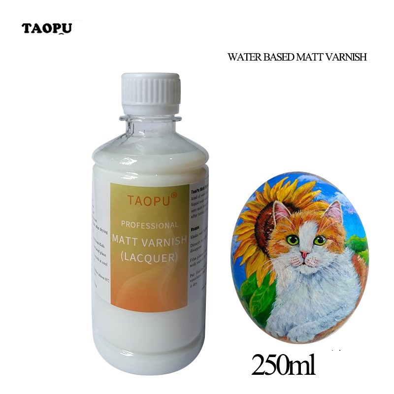 

TAOPU acrylic water-based matte varnish 250ml transparent epoxy resin pigment painting acrylic supplies