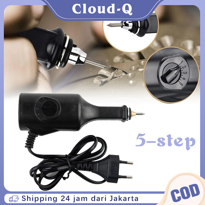 

Pulpen Ukir Listrik 5 Speed Engraving Pen Alat Grafir Serbaguna Mini Electric Carving Pen