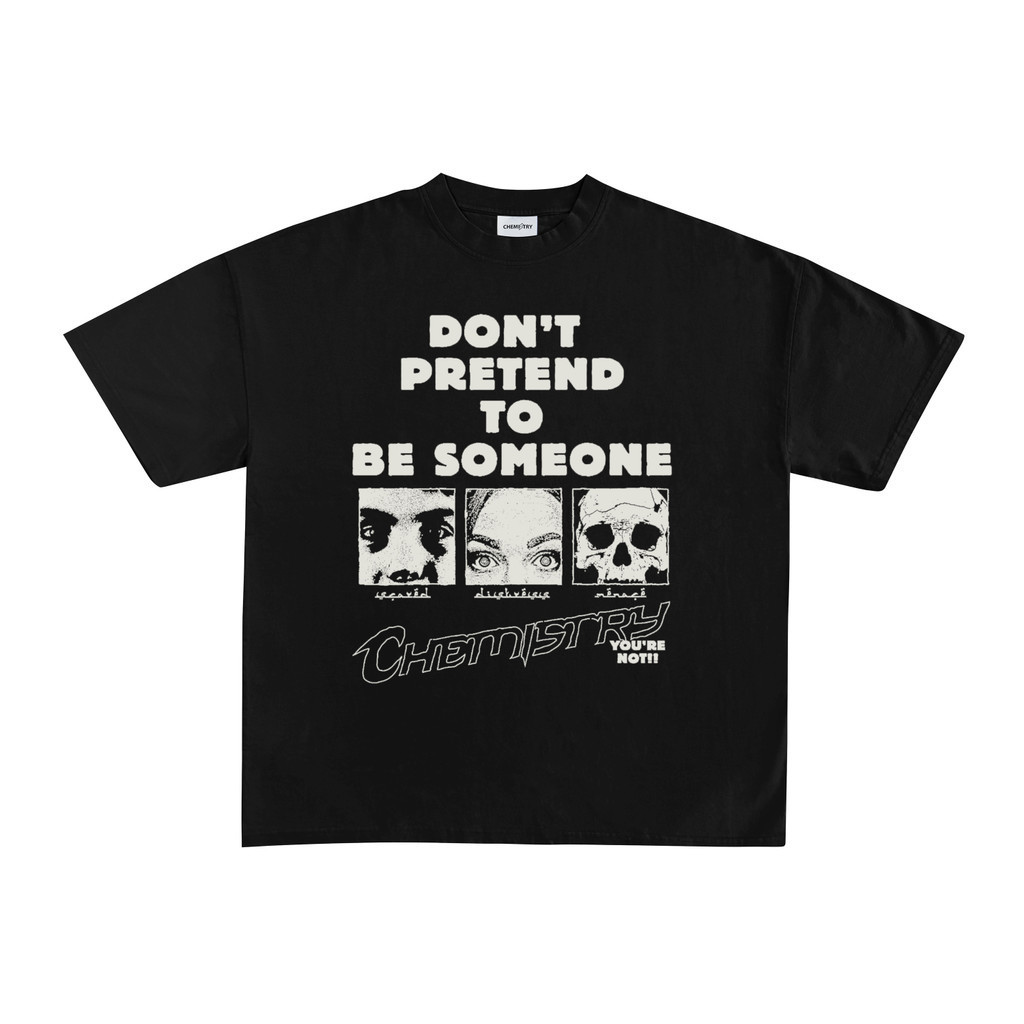 [BS] Kaos Crop Boxy Berat - Hitam Ketat