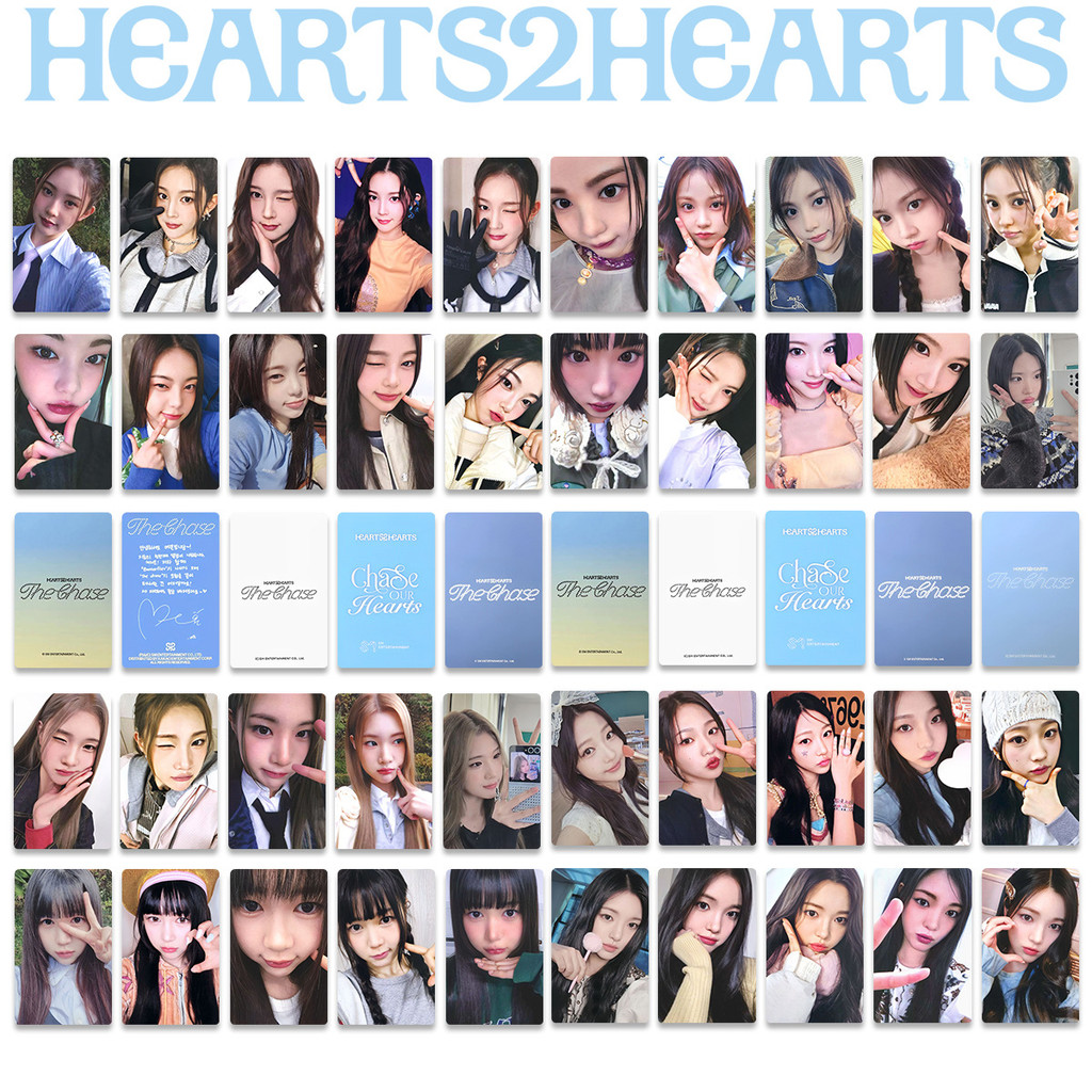 

5Pcs/Set Hearts2Hearts Idol Girl New Album The Chase Lomo Cards JIWOO CARMEN STELLA JUUN YUHA HD Printd Photocards Fans Gifts
