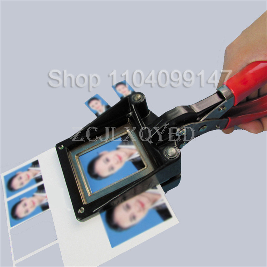 

Hand Held ID Picture Cutter ID Card License Photo Picture Punch Cutter Passport Photo Cutting Pliers