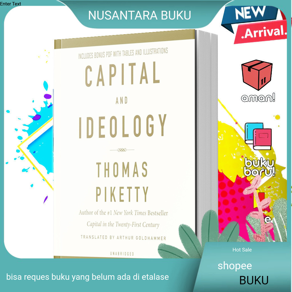 Buku Capital and Ideology by Thomas Piketty