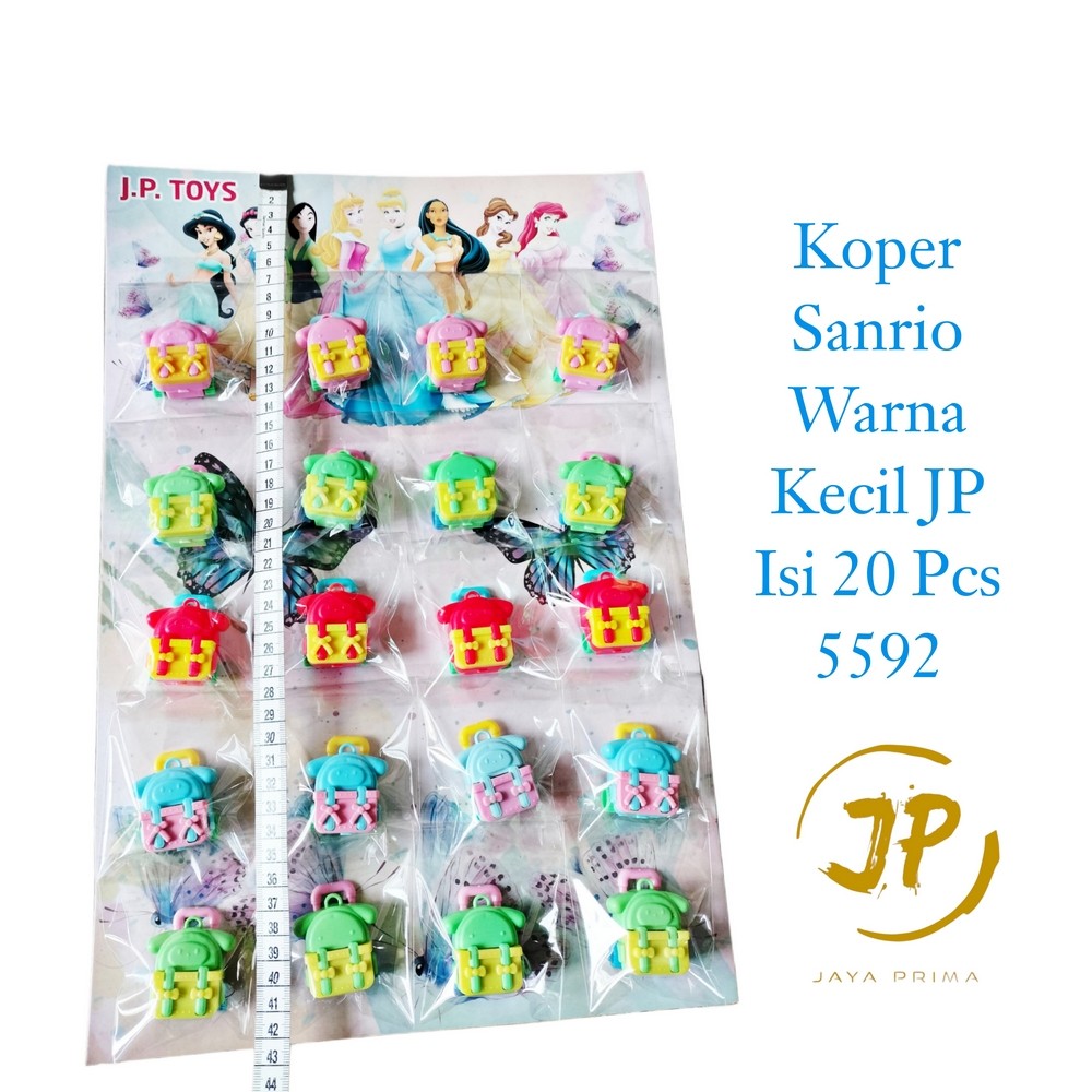 MAINAN ANAK KOPER SANRIO WARNA KECIL ISI 20 PCS