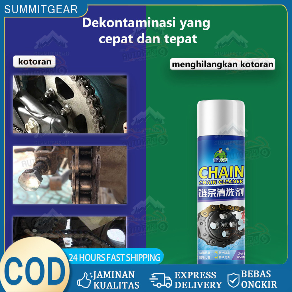 Pilihan Pembalap Profesional Chain Lube Pelumas Rantai Contact Cleaner Anti Karat Pembersih Rantai M