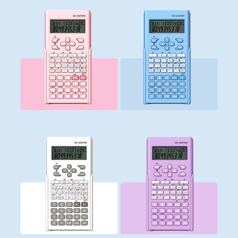 

Scientific Digital Calculator 12 Digits Multifunctional Exam Special School Office Supplies Student Stationer Portable