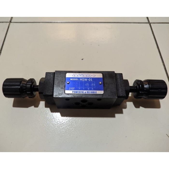 

JAGUAR Modular Throttle and Check Valve Flow Control MSW MTCV