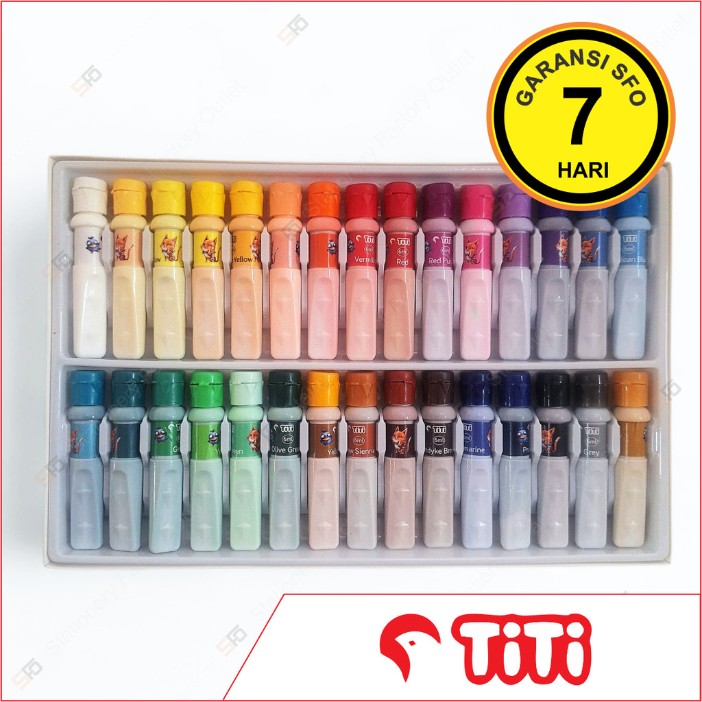 

Cat Air Titi 6ml isi 30 - Watercolour Paint - SFO Semarang Official