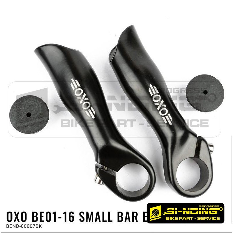 Bar End Tanduk Sepeda Federal OXO Hitam Alloy