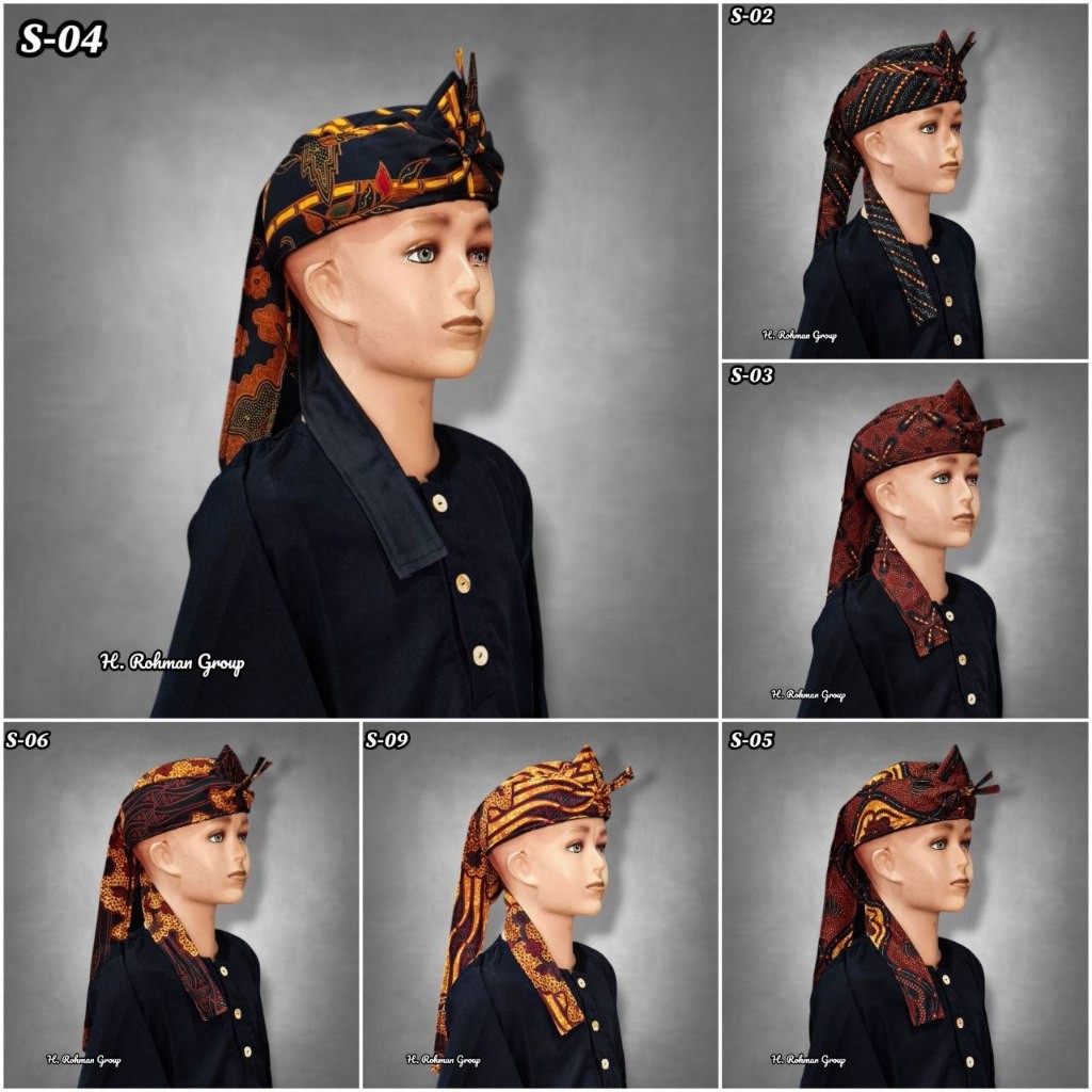 Peci Iket blangkon udeng batik Anak-anak