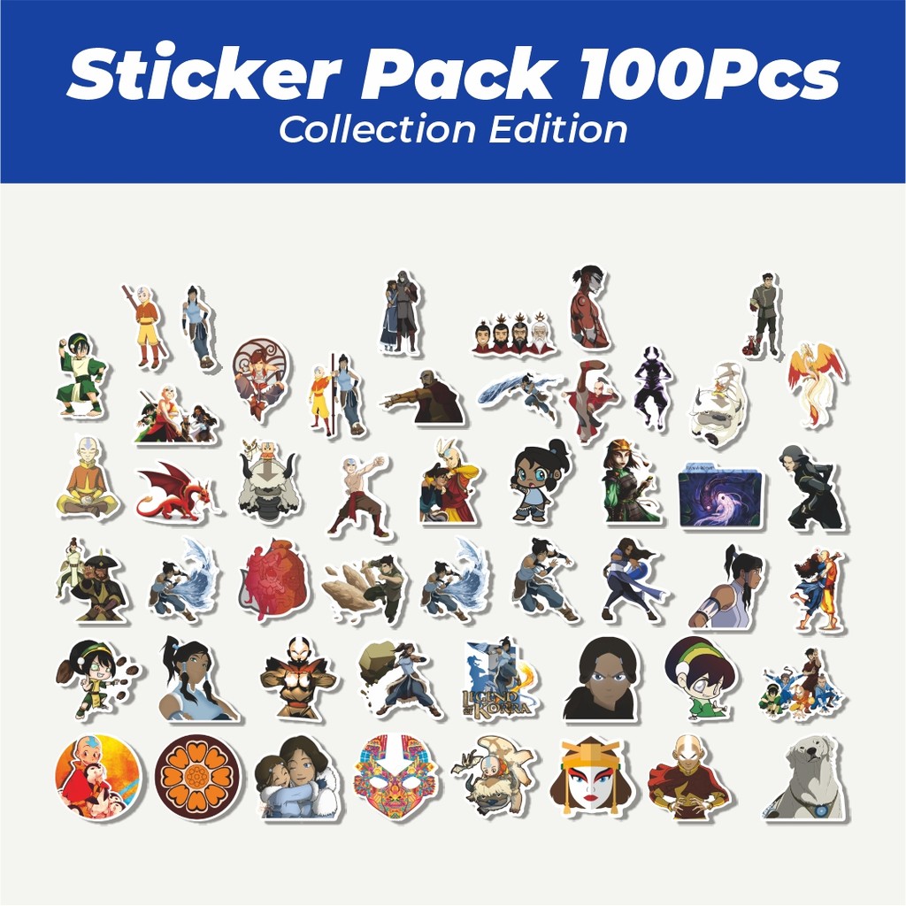 

Hot Stiker Nickelodeon Series Avatar Bender Character Mix 5 Lucu Anti Air Stikers Berperekat Waterproof Sticker Decal Buat Motor Helm Buku Journal Koper Casing HP Laptop Botol Minum