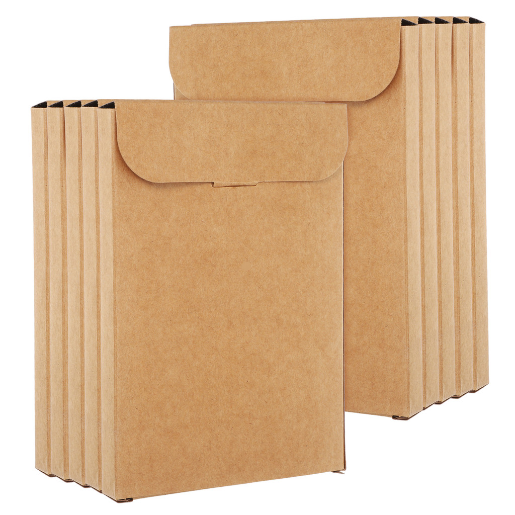 

20 Pcs Kraft Paper Greeting Card Postcard Boxes Sturdy Thick Material Elegant Packaging for Gifts Stationery for Cards
