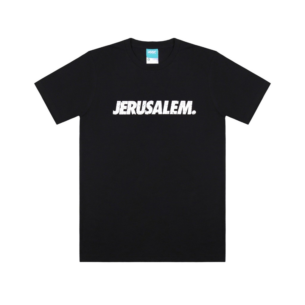 (HOT) WADEZIG! T-SHIRT - JERUSALEM BRICK BLACK