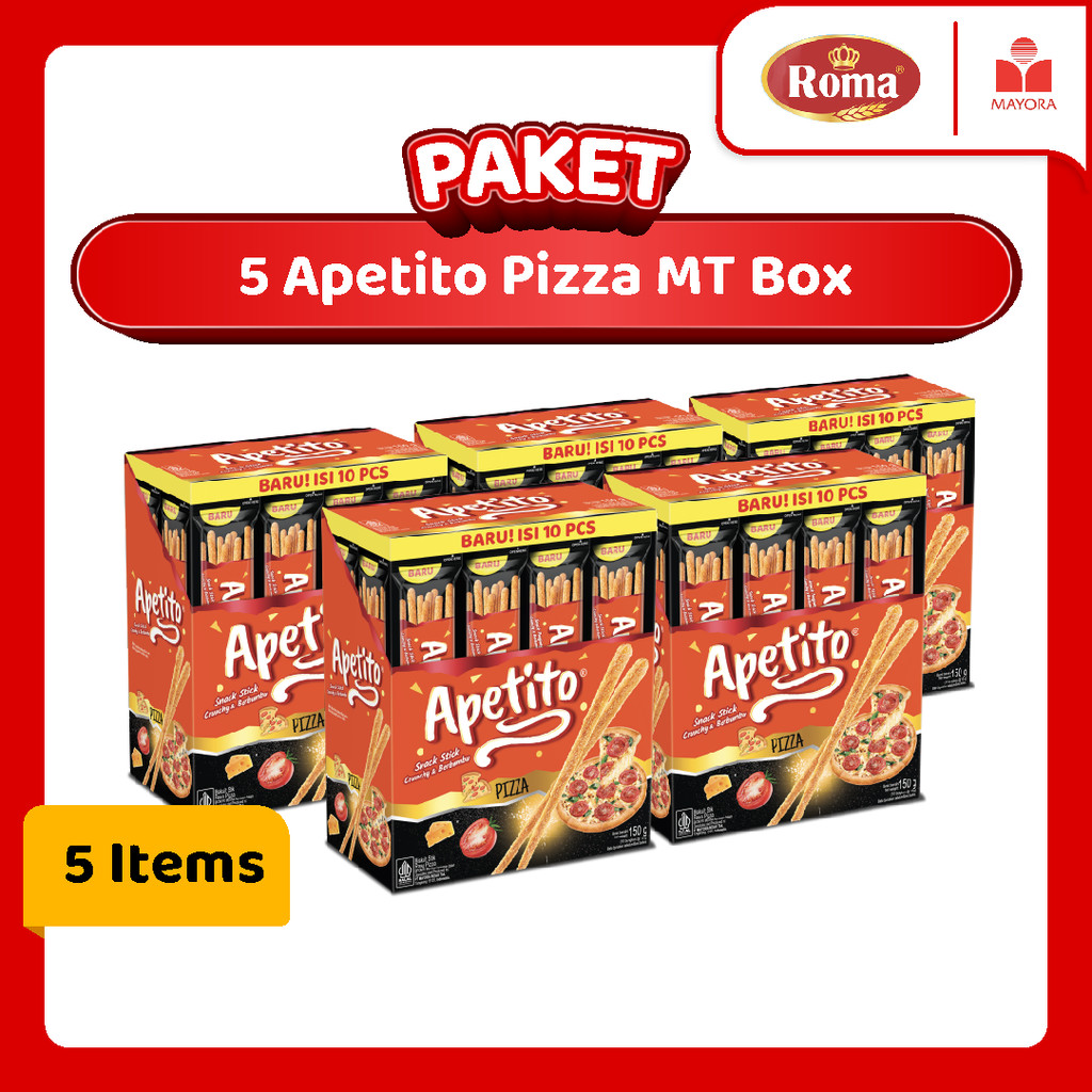 

Paket 5 Roma Apetito Pizza Box