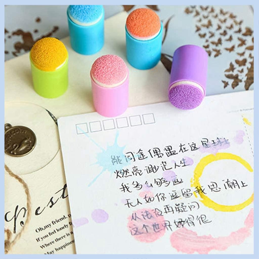 

MLGB-10Pcs Finger Sponge Daubers Painting Ink Pad Stamping Brush Craft Case Art Tool With Box Scrapbooking DIY Crafts