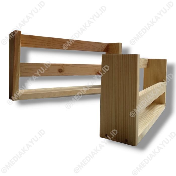 Rak Meja buku/majalah kayu Jati Belanda