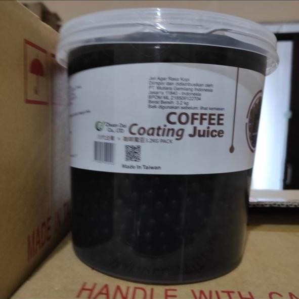 

popping boba berbagai rasa coating juice 3.2kg per pail taiwan - lychee