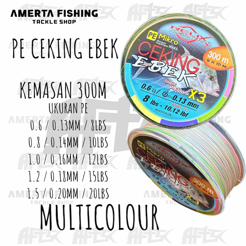 SENAR PANCING / PE BRAID RELIX NUSANTARA CEKING EBEK X3