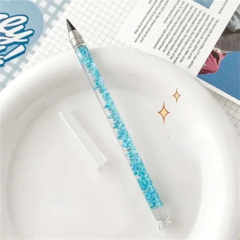 

No Ink Unlimited Writing Pencil Art Sketch Technology Wind Flow Sand Pen Drawing Replacement Nibs Eternal Pen Stationery