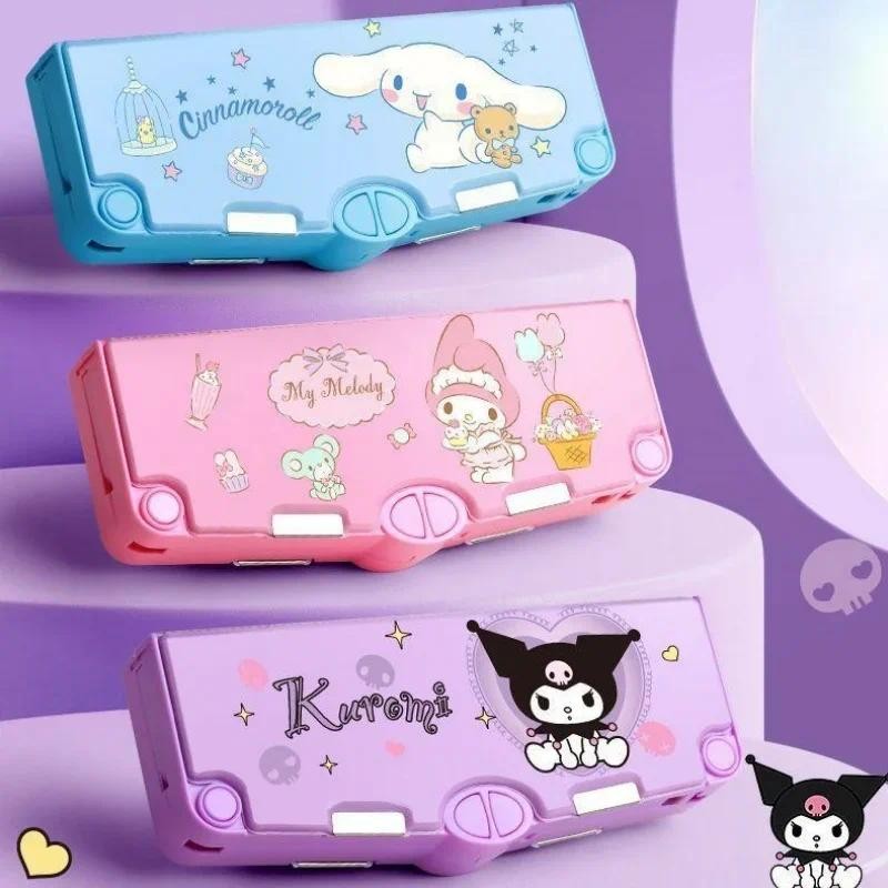 

CartoonkuromiMy melody anime cute multifunctional stationery box pencil case double-sided large capacity pencil bag holiday gift