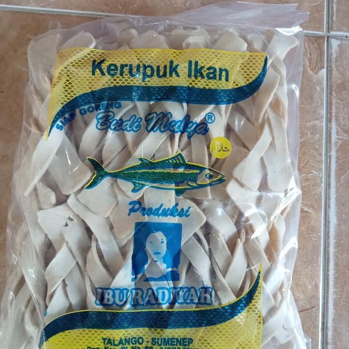 

Krupuk Ikan "kepang" Mentah Khas Madura
