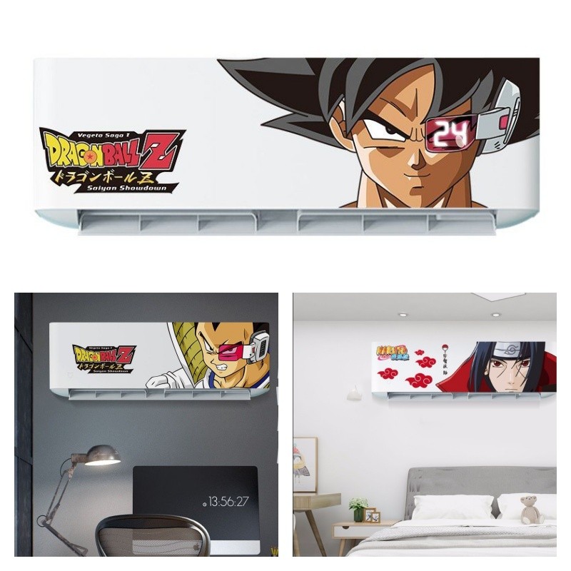 

Dragon Ball Naruto Goku Uchiha Itachi Anime Cartoon Air Conditioner Sticker Creative Personalized Waterproof Decorative Painting