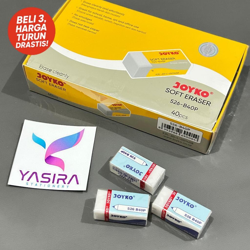 

ECER Penghapus Kecil Joyko Putih